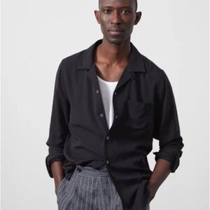 Todd Snyder Black Button Down